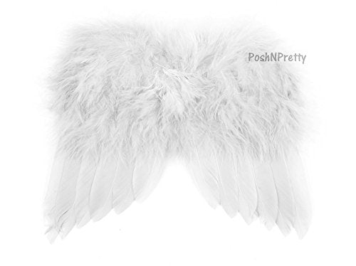 Natural Feather Angel Butterfly Wings, Newborn, Baby, Photo prop CHOOSE Colors or WHITE