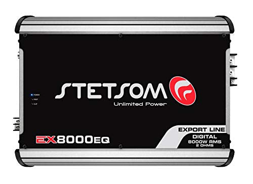 Stetsom EX 8000 EQ 1 Ohm Class D Full Range Mono Amplifier