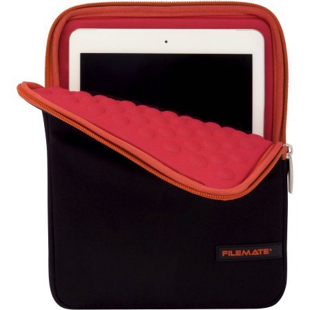 Filemate Imagine R10 iPad Soft Case with Colored Bubble Lining Red (Imagine R10-RD)