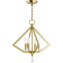 Load image into Gallery viewer, Livex Lighting 50664-02 Mini Chandelier, Polished Brass
