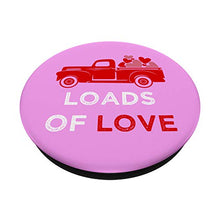 Load image into Gallery viewer, Loads Of Love Truck Full of Hearts Valentine&#39;s Day on Pink

