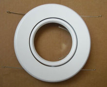 Load image into Gallery viewer, 5&quot; Inch Recessed Can 120V R30 Light RETRACTABLE ADJUSTABLE GIMBAL ring Ceiling TRIM WHITE
