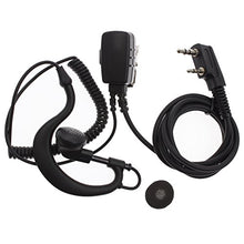 Load image into Gallery viewer, TENQ 2 PIN Telescopic Earpiece Headset for TYT KENWOOD WOUXUN QANSHENG PUXING BF UV5R H555 H777

