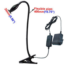 Load image into Gallery viewer, BRILLRAYDO 3W LED Clamp Clip Light with Plug on/Off Button Book Lamp Fixture B.
