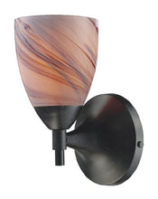 Load image into Gallery viewer, Elk 10150/1DR-CR Celina 1-Light Sconce in Dark Rust with Creme Glass

