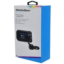 Load image into Gallery viewer, Mobile Spec 12V Charger with 2.1A USB Port, FM Transmitter, Hands-Free Mic, and Large LED Display
