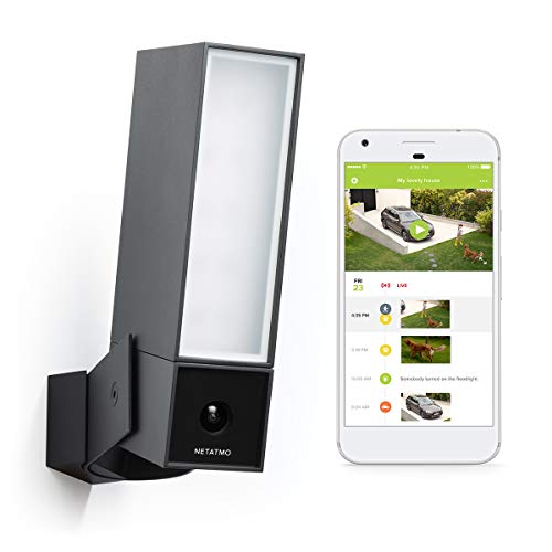 Smart Outdoor Security Camera with Integrated floodlight - Netatmo Presence