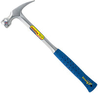 ESTWING Framing Hammer - 30 oz Long Handle Straight Rip Claw with Smooth Face & Shock Reduction Grip - E3-30S,Silver