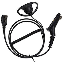 Load image into Gallery viewer, TENQ D-Sharp Ear Hanger with PTT MIC for Motorola Mototrbo Xpr-6300 Xpr-6350 Xpr-6380 Xpr-6500 Xpr-6550 Xpr-6580 Xpr-7350 Xpr-7550
