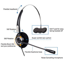 Load image into Gallery viewer, VoiceJoy Office Headset with USB Jack Business Noise Cancelling Headset with Microphone, Volume Control Mute Switch for Laptops PCs Computers
