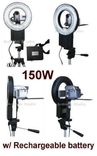 150W Continuous Video Ring Light for Panasonic HDC-HS250-K, HS300, HS20, HS9, HS350, H200, DX1, SD10K, SD20, SD9, SD1, SD5