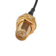 Load image into Gallery viewer, Aexit 2pcs RF1.37 Distribution electrical Soldering Wire SMA Male Connector Antenna WiFi Pigtail Cable 50cm Long for Router
