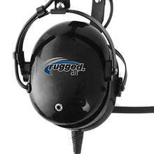 Load image into Gallery viewer, Rugged Air RA200 General Aviation Pilot Headset Features Noise Reduction, GA Dual Plugs, MP3 Music Input and Includes Headset Bag

