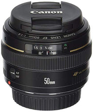 Load image into Gallery viewer, Canon EF 50mm f/1.4 USM Standard &amp; Medium Telephoto Lens for Canon SLR Cameras - Fixed (Renewed)
