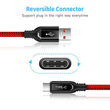 Load image into Gallery viewer, Dash Charger Cable, TITACUTE USB C Cable for OnePlus 10 8 Pro Charging Cable 2 Pack Durable Nylon Braided Warp Charge Type-C Cable 6FT Data Sync Cord Charging Rapidly for OnePlus 7T 7 6T 6 5T 5 3T 3
