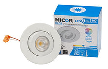 Load image into Gallery viewer, NICOR Lighting 2 inch LED Gimbal Downlight in White, 3000K (DLG2-10-120-3K-WH)
