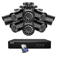 Load image into Gallery viewer, ANNKE 16CH 5MP Lite FHD AI Surveillance Security Camera System with 2TB Hard Drive and 8X 2MP Outdoor Weatherproof CCTV Cameras, Smart Human Vehicle Detection, Day/Night Vision, Smartphone Remote View
