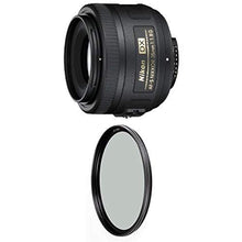 Load image into Gallery viewer, Nikon 35mm f/1.8G Auto Focus-S DX Lens w/ B+W 52mm XS-Pro HTC Kaesemann Circular Polarizer
