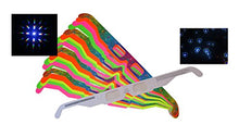 Load image into Gallery viewer, Rob&#39;s Super Happy Fun Store Fireworks Diffraction Glasses - 50 Rainbow/Neon Mix Plus 1 Rainbow Hearts Bonus
