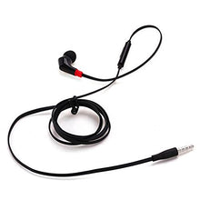 Load image into Gallery viewer, Premium Flat Wired Headset Mono Hands-Free Earphone w Mic Single Earbud Headphone Earpiece in-Ear [3.5mm] [Black] for Sprint Samsung Galaxy S6 Edge + (SM-G928P) - Sprint Samsung Galaxy S7 (SM-G930P)
