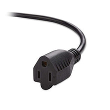 Load image into Gallery viewer, 1ft (0.3M) 18AWG (Power Extension Cord) Power Extension Cable 1 Feet (0.3 Meters) 3 Conductor (NEMA 5-15P to NEMA 5-15R) 10 Amp Power Cable CNE63218 (5 Pack)
