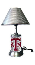 Load image into Gallery viewer, Table Lamp with Shade, a Diamond Plate Rolled in on The lamp Base, TeAMAg
