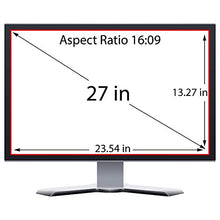 Load image into Gallery viewer, WS Vendor Privacy Screen Filter for 27 Inches Desktop Computer Widescreen Monitor with Aspect Ratio 16:09 Please Check Dimension Carefully
