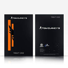Load image into Gallery viewer, Head Case Designs Officially Licensed Tom Clancy&#39;s The Division Logo Black Key Art Leather Book Wallet Case Cover Compatible with Kindle Paperwhite 1 / 2 / 3
