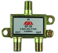 JR Products 47335 2-Way TV Line Splitter