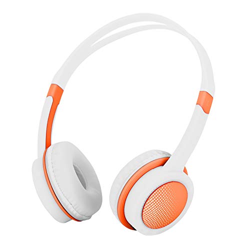 Kids Headphones,85dB Wired Over Ear Stereo Headset for Children Hearing Protection, Wonderful Gift(Orange)
