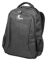 Xtech Americas Unisex Water Resistant School Backpack- 15. 6 inch Notebook, Durable Polyester with 2 main compartments