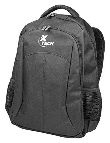 Xtech Americas Unisex Water Resistant School Backpack- 15. 6 inch Notebook, Durable Polyester with 2 main compartments
