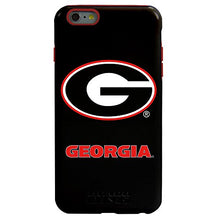 Load image into Gallery viewer, Guard Dog Collegiate Hybrid Case for iPhone 6 Plus / 6s Plus  Georgia Bulldogs  Black
