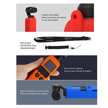 Load image into Gallery viewer, Silicone Case with Anti-Lost Lanyard Darkhorse Wrist Strap for DJI Osmo Pocket - Red (Red)
