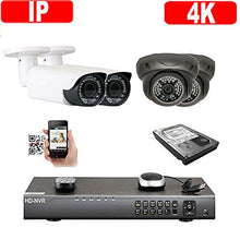 Load image into Gallery viewer, Amview 16ch HD 1080P Hybrid HD 4-in-1 DVR HD 4-in-1 2.6MP 2.8-12mm Varifocal Zoom 42IR &amp; 36IR CCTV Surveillance Security Camera System
