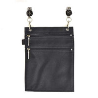 HipKlip Purse (Oxford; Black No Logo; X-Large) - Now Everything's Handy! (Suitable for Samsung Galaxy S5, Note 4 and iPhone 6)