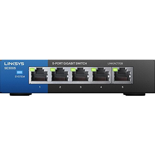 Linksys Se3005 5 Port Gigabit Ethernet Switch