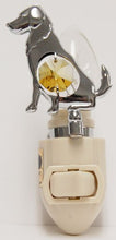 Load image into Gallery viewer, Golden Retriever Night Light. With Yellow Swarovski Austrian Crystals
