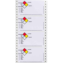 Load image into Gallery viewer, Brady RTK 2.875&quot; x 5&quot; NFPA Paper Labels 250/Pack
