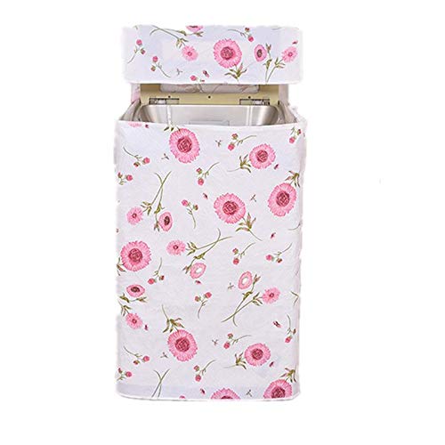 Print Top Load Washer Washing Machine Cover Washer/Dryer Cover (Pink)
