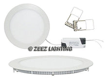 Load image into Gallery viewer, ZEEZ Lighting - 6W 4&quot; (OD 4.60&quot; / ID 3.95&quot;) Round Warm White Non-Dimmable LED Recessed Ceiling Panel Down Light Bulb Slim Lamp Fixture - 10 Packs
