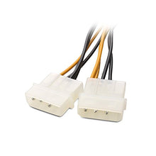 Load image into Gallery viewer, Cable Matters 2-Pack 8-Pin PCIe to Molex (2X) Power Cable 4 Inches
