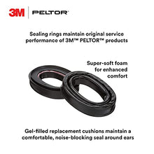 Load image into Gallery viewer, 3M PELTOR Camelback Gel Sealing Rings HY80, Comfort Replacement Earmuff Cushions, Easy to Replace, Black
