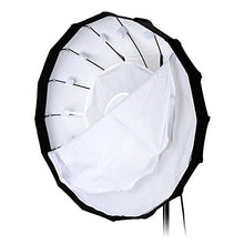 Load image into Gallery viewer, Pro Studio Solutions EZ-Pro 24in (50cm) Beauty Dish and Softbox Combination w/Quantum Speedring - Soft Collapsible Beauty Dish with Speedring for Bayonet Mountable Strobe, Flash and Monolights
