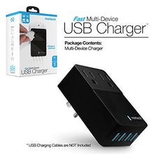 Load image into Gallery viewer, Naztech Multi-Device Charger [2 AC Outlet +4 Fast USB Ports] Charge 6 Devices at Once Compatible For iPhone, Samsung, Computers &amp; More - [Black] 14595

