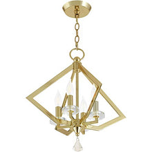 Load image into Gallery viewer, Livex Lighting 50664-02 Mini Chandelier, Polished Brass
