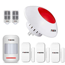 Load image into Gallery viewer, Fuers 110db Loud Standalone Indoor Strobe Flashing Siren Door and Window Spot Alarm System DIY Kit, Wireless Home Security Burglar Alarm System,Keyfob Remotes and Motion Detector
