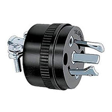 Load image into Gallery viewer, Hubbell Wiring Systems PH6625 Locking Type Plug for Telephone Cable Set, Black
