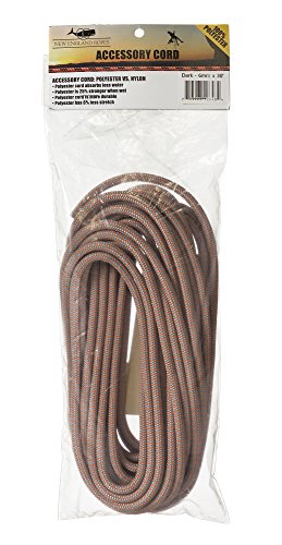 Maxim Polyester Accessory Cord, Gray - Orange - 20 Individual Packages, Diameter: 6 mm, Length: 30 ft (C3832-06-MASTPACK)