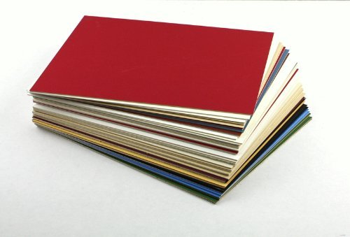 13x19 Mat Board Uncut Variety Pack 25 Assorted Colors
